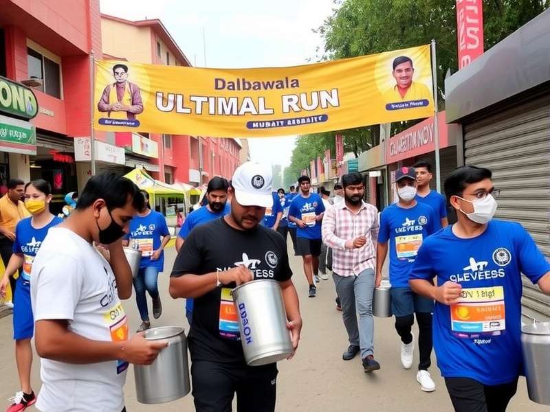 Dabbawala Ultimate Run Mumbai Championship at CST Terminus, 2022